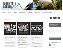 Tablet Screenshot of mountainrunner.co.za